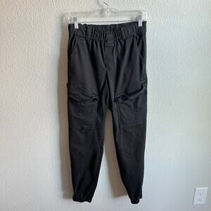 Young Fabulous and Broke Black Pull On Jogger Pants Women's S High Rise Stretch